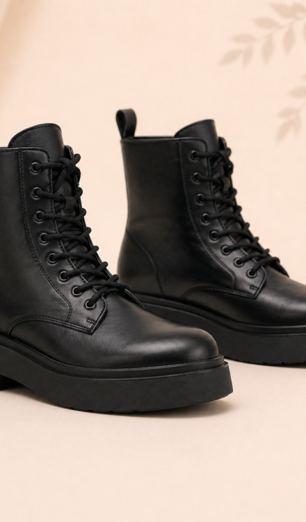 Shoes Lace up leather Ankle boots 2