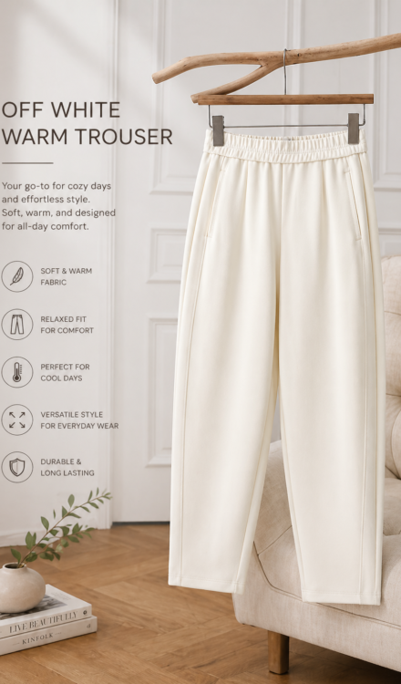 Off white Warm Trouser